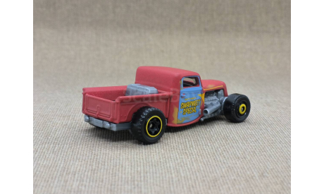 Ford V8 Pickup Hot Rod Rat Rod (1937) - Matchbox - 1:64, масштабная модель, scale64