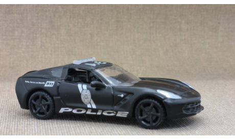 Chevrolet Corvette Stingray C7 Police (2014) - Maisto - 1:64, масштабная модель, scale64