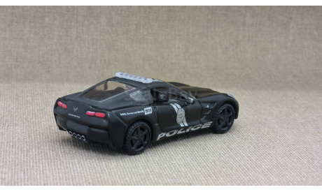 Chevrolet Corvette Stingray C7 Police (2014) - Maisto - 1:64, масштабная модель, scale64