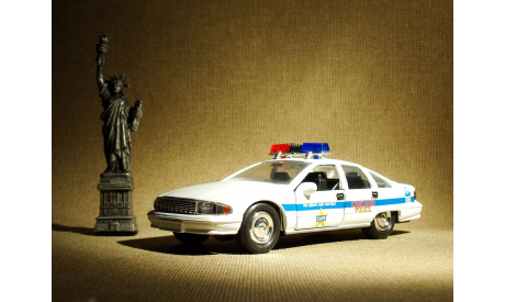 Chevrolet Caprice Classic Chicago Police Interceptor (1993) - Welly - 1:43, масштабная модель, 1/43