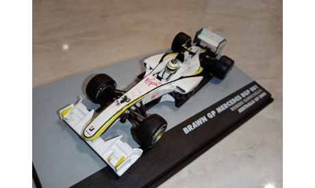 Formula 1 Brawn GP Mercedes BGP 001 R. Barrichello Australia GP 2009, масштабная модель, Mercedes-Benz, Altaya, 1:43, 1/43