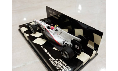 Formula 1 Sauber C29 K. Kobayashi 40 years of Sauber Motorsport German GP 2010, масштабная модель, Minichamps, scale43