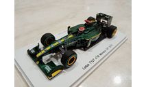 Formula 1 Lotus T127 J. Trulli Monaco GP 2010, масштабная модель, Spark, scale43