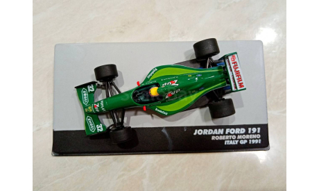 Formula 1 Jordan Ford 191 R. Moreno Italy GP 1991, масштабная модель, Altaya, 1:43, 1/43