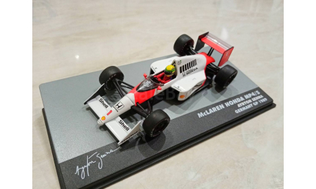 Formula 1 McLaren Honda MP4/5 A Senna Germany GP 1989, масштабная модель, Altaya, 1:43, 1/43