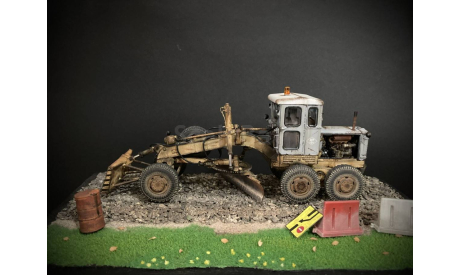 Грейдер Д-598, масштабная модель трактора, AVD Models, scale43