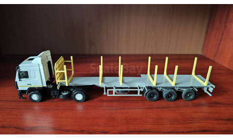 МАЗ-5440 с полуприцепом-сортиментовозом, масштабная модель, Start Scale Models (SSM), scale43