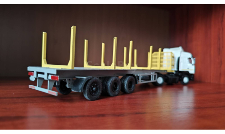 МАЗ-5440 с полуприцепом-сортиментовозом, масштабная модель, Start Scale Models (SSM), scale43