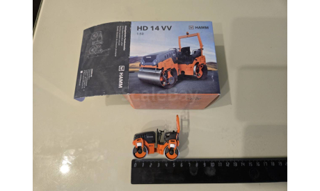 линейка уплотнительной техники HAMM (4 модели) 1:50. NEW!, масштабная модель трактора, scale50