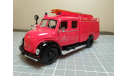 Модель пожарного автомобиля Magirus-Deutz Merkur TLF16, образца 1961, масштабная модель, Yat Ming, scale43