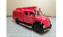 Модель пожарного автомобиля Magirus-Deutz Merkur TLF16, образца 1961, масштабная модель, Yat Ming, scale43