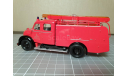 Модель пожарного автомобиля Magirus-Deutz Merkur TLF16, образца 1961, масштабная модель, Yat Ming, scale43