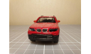 BMW X5 красный Bburago в коробке, масштабная модель, scale43