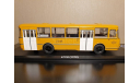 ЛИАЗ 677 М Ликинский автобус охра с номерами и маршрутом (второй выпуск), масштабная модель, Classicbus, 1:43, 1/43
