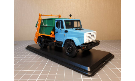 Контейнерный мусоровоз КО-450 SSM1258, масштабная модель, Start Scale Models (SSM), scale43, ЗИЛ