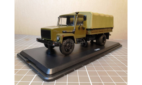 ГАЗ-3309 Д-245.7 Diesel Turbo с тентом хаки SSM1153, масштабная модель, Start Scale Models (SSM), 1:43, 1/43