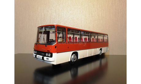 IKARUS 256.54 Икарус Красно-Белый с ГРЗ Арт. 04017E DEMPRICE, масштабная модель, scale43