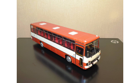 IKARUS 256.55 Икарус Красно-Белый Арт. 04017F DEMPRICE, масштабная модель, scale43