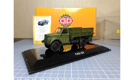 Gaz-63 бортовой грузовик (первый выпуск) DIP 106301, масштабная модель, ГАЗ, DiP Models, 1:43, 1/43