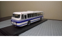 Модель ЛАЗ-699Р Белый- Cиние полосы CLASSICBUS, масштабная модель, 1:43, 1/43