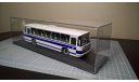 Модель ЛАЗ-699Р Белый- Cиние полосы CLASSICBUS, масштабная модель, 1:43, 1/43