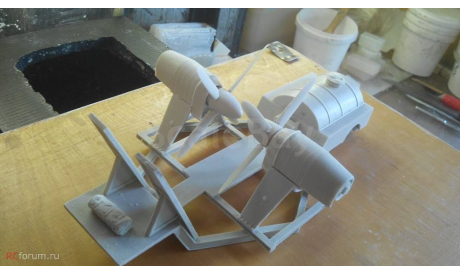 Полуприцеп вмв 3, сборная модель автомобиля, D.N.K. (киты), scale43, Аэродромная техника