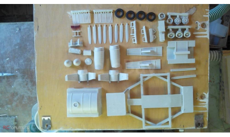 Полуприцеп вмв 3, сборная модель автомобиля, D.N.K. (киты), scale43, Аэродромная техника