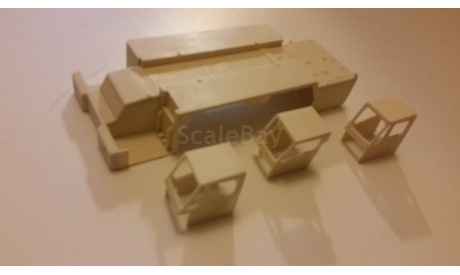 Аэродромный тягач белаз 74212, сборная модель автомобиля, D.N.K. (киты), scale43
