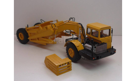 Скрепер моаз 6014, сборная модель автомобиля, D.N.K. (киты), scale43