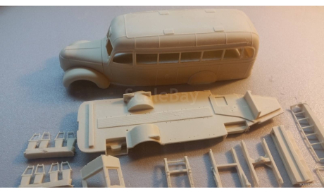 Автобус ЗиС 16, сборная модель автомобиля, D.N.K. (киты), scale43