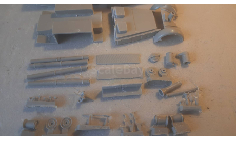 МАЗ 200 пожарный транс кит, сборная модель автомобиля, D.N.K. (киты), scale43