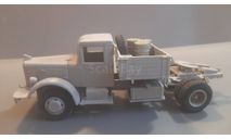 МАЗ 200 тягач с кузовом мотор 206, сборная модель автомобиля, D.N.K. (киты), scale43
