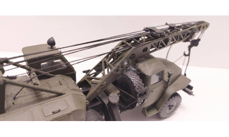 Кран 8т, сборная модель автомобиля, D.N.K., scale43, Строительная техника