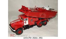 Пожарный автомобиль катер, сборная модель автомобиля, D.N.K. (киты), scale43