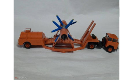 Полуприцеп вмв 3, сборная модель автомобиля, D.N.K. (киты), scale43, Аэродромная техника