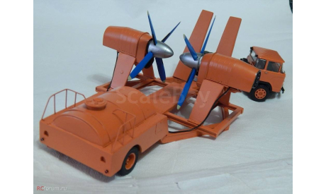Полуприцеп вмв 3, сборная модель автомобиля, D.N.K. (киты), scale43, Аэродромная техника