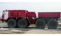 Балластный тягач МАЗ 537, сборная модель автомобиля, D.N.K. (киты), scale43