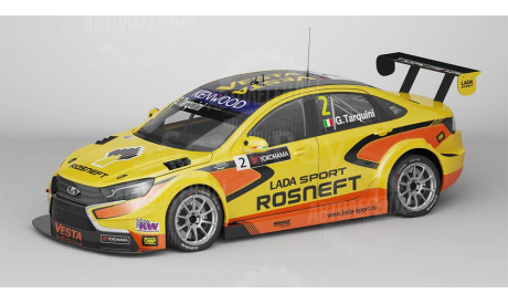 Автолегенды. Новая эпоха № 17 Lada Vesta WTCC, масштабная модель, DeAgostini, scale43, ВАЗ