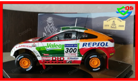 Mitsubishi Lancer Racing #300 Dakar Rally 2009 VITESSE, масштабная модель, scale43