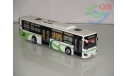 1/43 Автобус DAEWOO BUS (Белый с зелёным). Поворотный мост., масштабная модель, Chinabus, 1:43