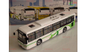 1/43 Автобус VOLVO SUNWIN BUS  (Белый с зелёными линиями) ВОЛЬВО городской, масштабная модель, China Promo Models, 1:43