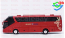 1/42 Автобус SCANIA HIGER A90 туристический, масштабная модель, HIGER SCANIA A90, China Promo Models, scale43
