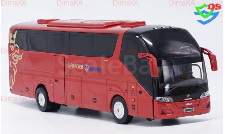 Автобус SCANIA HIGER A90 туристический, масштабная модель, HIGER SCANIA A90, China Promo Models, 1:43, 1/43
