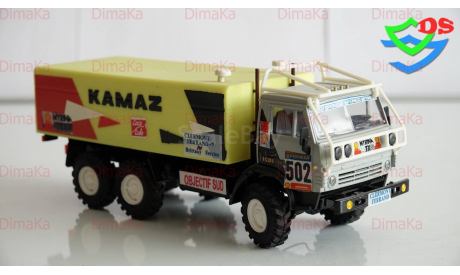 Модель КамАЗ-4310 РАЛЛИ 502. Поворотные колеса., масштабная модель, Элекон, 1:43, 1/43