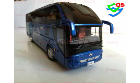 С РУБЛЯ! Автобус HIGER туристический H92, масштабная модель, HIGER KLQ6125B H92, China Promo Models, 1:43, 1/43