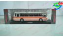 1:43 Автобус Лаз 699 Р Бело Оранжевый Туристический (Первый Выпуск). 1980 СССР ClassicBus, масштабная модель, 1/43