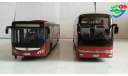Автобус Yutong туристический и городской Ютонг 1 лотом, масштабная модель, China Promo Models, scale43
