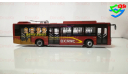 Автобус Hunan CRRC EG6129 Times BUS 1/42 Электробус, масштабная модель, China Promo Models, 1:43, 1/43