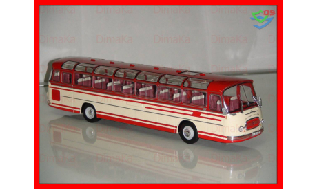 1/43 Автобус Setra S14 1966 Beige/Red IXO Автобусы, масштабная модель, scale43