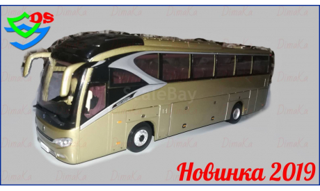 Автобус Xiamen Golden Dragon XML 6129 NAVIGATOR. Новика 2019., масштабная модель, China Promo Models, scale43